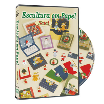 DVD ESCULTURA EM PAPEL - NATAL 